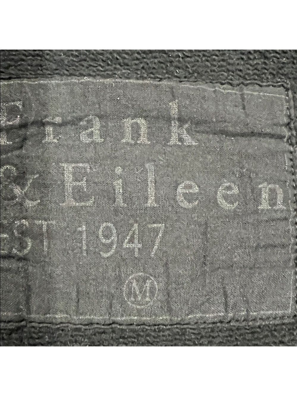 New Frank & Eileen Black Patrick Popover Triple Fleece Henley Sweatshirt M - Picture 5 of 5